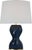 Traditional Thomas O'Brien by Visual Comfort Signature Misaki 28" Table Lamp in Sandy Midnight with Linen Shade For Sale - Image 3 of 3