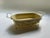 Modern 1983 Modern Pfaltzgraff Yellow Ceramic Baker & Brass Holder For Sale - Image 3 of 16