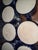 Blue Vintage Collection of Bennington Blue Agate Cups and Saucers For Sale - Image 8 of 14