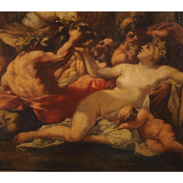 French School Artist, Bacchanales, 18th Century, Oil on Canvas For Sale - Image 15 of 18