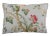 Custom-tailored pillow by Mike Seratt of The Prized Pig created from Clarence House cotton-blend fabric called "Peony...