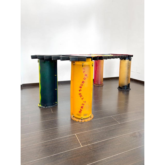 Il Rumore Del Tempo Series Nobody's Perfect Table by Gaetano Pesce for Zerodrawing, 2000s For Sale - Image 3 of 7