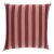Hanson Woven Pillow Cover in Raspberry, 22x22 Pillow For Sale