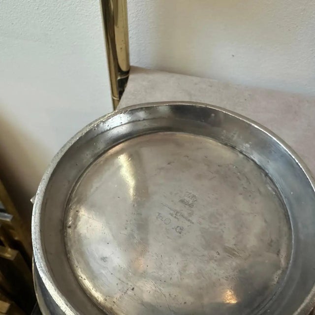 Calderoni Three 1950s Alpaca Serving Bowls Designed by Gio Ponti for Fratelli Calderoni For Sale - Image 4 of 12