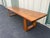 1980s Vintage Walnut and Cherry Bench- 7 Foot Long For Sale - Image 9 of 12