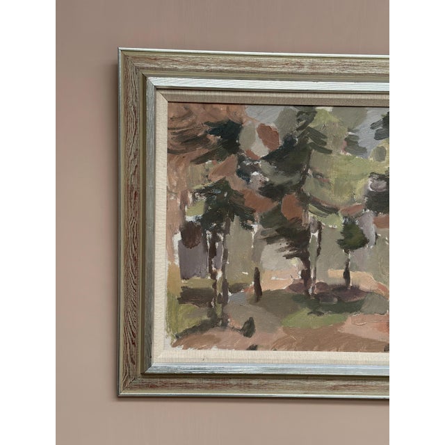 Jan Dahlin, Pine Forest, 1959, Oil on Canvas, Framed For Sale - Image 13 of 18