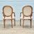 1990s Century Furniture Louis XVI Oak Open Arm Chairs Fauteuils for Reupholstery, a Pair For Sale - Image 9 of 12