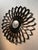 Mid-Century Modern 1970's Weathered Mirror Metal Starburst For Sale - Image 3 of 5