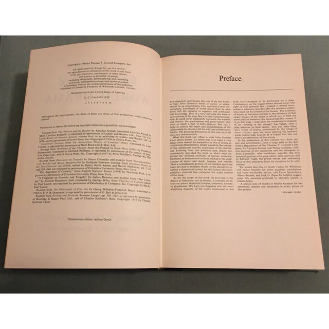 Dark Green Vintage The Reader’s Encyclopedia of World Drama Hardcover Book For Sale - Image 8 of 12