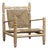 Vintage Woven Seagrass Lounge Chair, France, 1970s For Sale