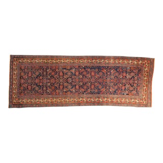 Antique Bijar Rug Runner - 3'10" x 10'5" For Sale