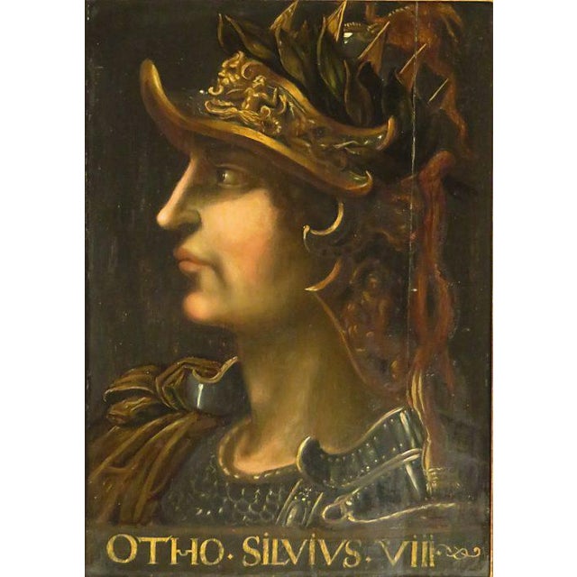 1830s Grand Tour Italian Painting Of Caesar On Panel Chairish