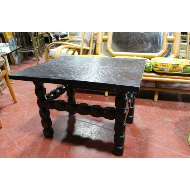 Experience Timeless Elegance with the Adrian Pearsall Craft Assoc. "Strictly Spanish" Side Table Introduce a touch of...