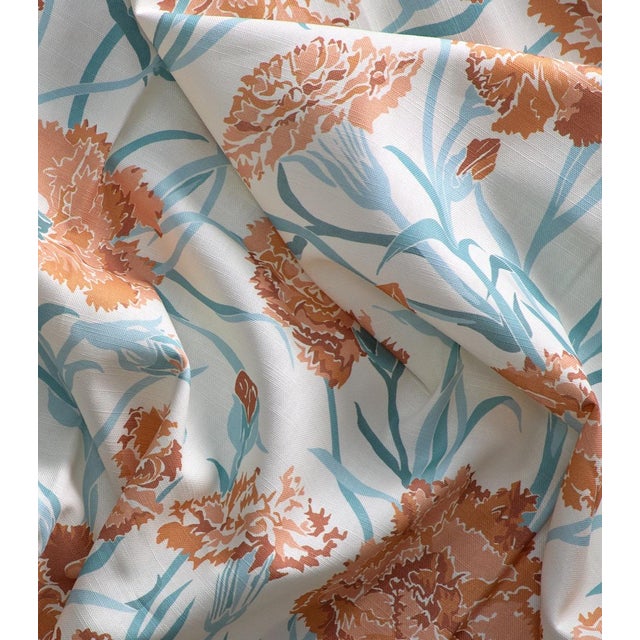 This archival design of a beautiful flowering carnation is printed onto a cotton linen ground. Harlequin‚Äôs Fleur de Joie...