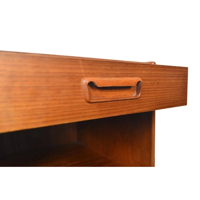 Mid 20th Century Mid 20th Century Single Drawer Teak Nightstand by Gunnar Nielsen For Sale - Image 5 of 6