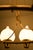 Hans Bergström Scandinavian Modern Hanging Lamp in Brass and Opaline Glass by Hans Bergström, 1940s For Sale - Image 4 of 13