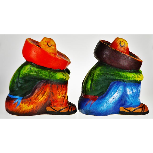 Vintage Ceramic Sleeping Mexican Garden Statues A Pair Chairish