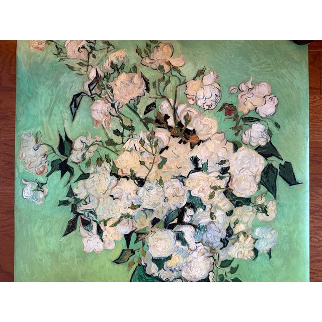 Post Impressionist Authentic Rare Exhibition Posters From 1990 for the National Gallery of Art in Washington Featuring Vincent Van Gogh's Vase of Roses (1890 For Sale - Image 3 of 12