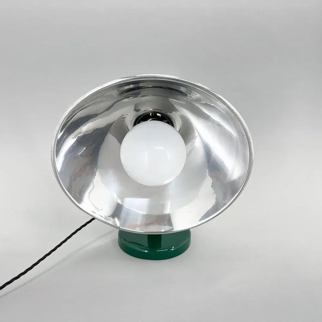 Wood Vintage Industrial Metal and Beech Wood Table Lamp, 1970s For Sale - Image 7 of 11