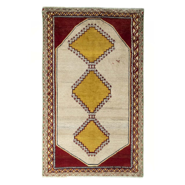 Hand-Knotted Gabbeh Qashghai Rug For Sale - Image 11 of 11