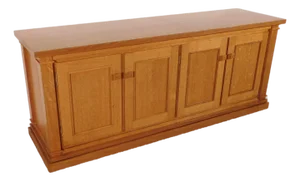 Vintage C. 2000 Benchmade Swartzendruber Goshen in Quartersawn Prairie Mission Sideboard