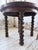 Round Walnut Table with Turned Legs, 1900s For Sale - Image 9 of 18