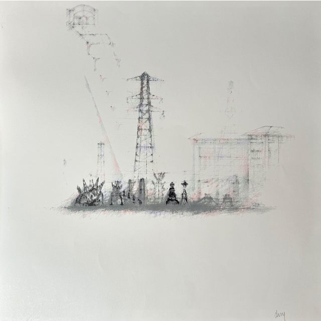 D.E.S.Y., Untitled, 1960s, Signed Screen Print, Framed For Sale - Image 3 of 13