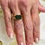 Metal Natural Tourmaline Diamond Ring 14 Y Gold 6.15 TCW Certified For Sale - Image 7 of 11