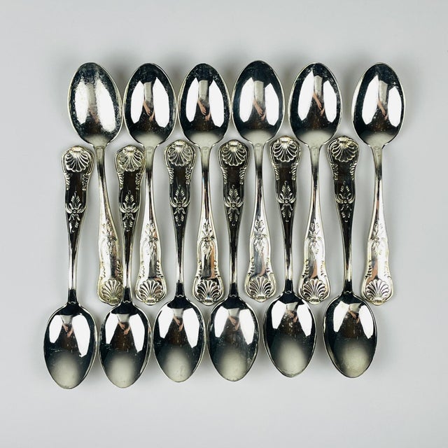 Metal Vintage Silver Cutlery Set, Italy, 1960s, Set of 51 For Sale - Image 7 of 14
