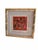 1980s Authentic Original Vintage 1980's Hermès “Le Bal Masqué” Scarf Art Advertisement Print in Gold Faux Bamboo Frame For Sale - Image 5 of 10