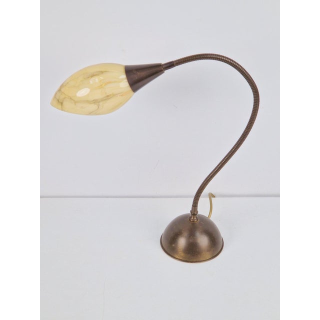 Vintage Art Deco Flex Neck Desk Lamp, 1950s For Sale - Image 6 of 12