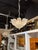 Glass Murano Frost Glass Leaf Flush Mount Chandelier For Sale - Image 7 of 7