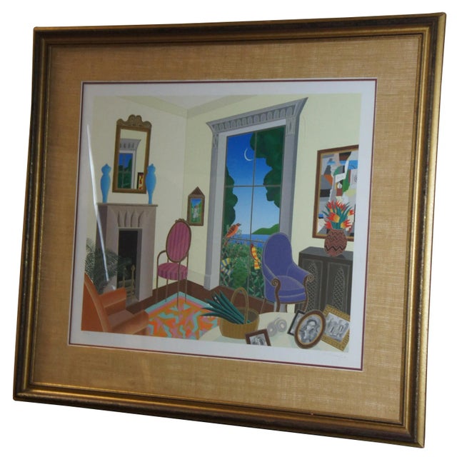 Signed Thomas Mcknight Artist Proof Terrytown Serigraph. Terrytown is a villiage in the town of Greenburg in Westchester...