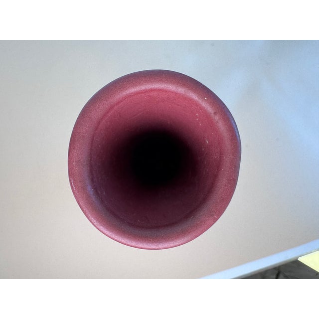Mid-Century Modern Van Briggle Mulberry Hourglass Vase For Sale - Image 3 of 8