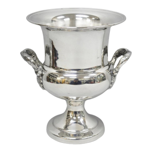 Vintage Regency Silver Plated Trophy Cup Urn Bar Champagne Chiller Ice Bucket