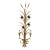 Vintage Italian Gilt Tole Florentine Sheaf of Wheat Wall Light Fixture For Sale