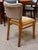 Wood Set of Vintage English Oak Dining Chairs W/ Upholstered Back & Seat by G-Plan Furniture, Uk c.1950 For Sale - Image 7 of 9