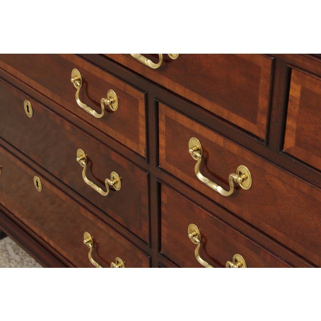 Councill Craftsman Mahogany Inlaid Dresser For Sale - Image 12 of 14