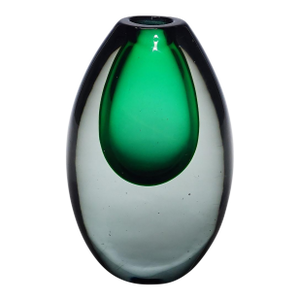 Vintage Murano Sommerso Glass Vase by Lugiano Gaspari for Salviati & Co. Ca. 1960