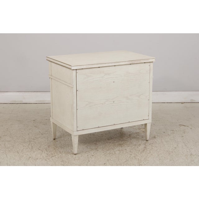 Pair of Century 3 Drawer Whitewashed Dressers Chests For Sale - Image 14 of 15