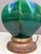 1960s 1960s Mid-Century Modern Blue & Green Teardrop Shape Drip Glaze Ceramic Table Lamp For Sale - Image 5 of 7