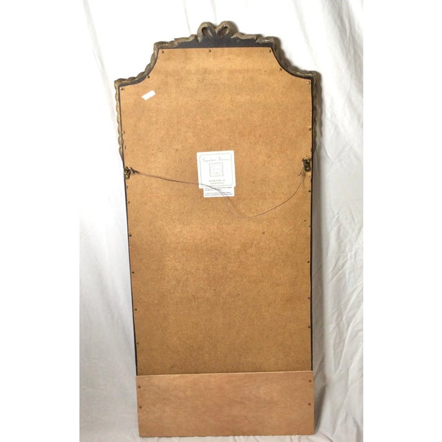 Late 20th Century Etched Giltwood Mirror For Sale - Image 11 of 12