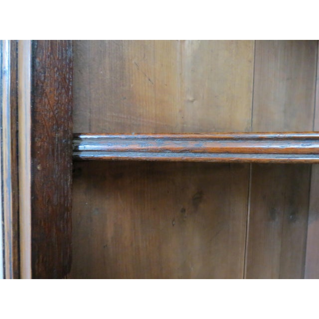 Georgian Oak Panelled Wall-Hanging Corner Cupboard, 1750 For Sale - Image 11 of 18