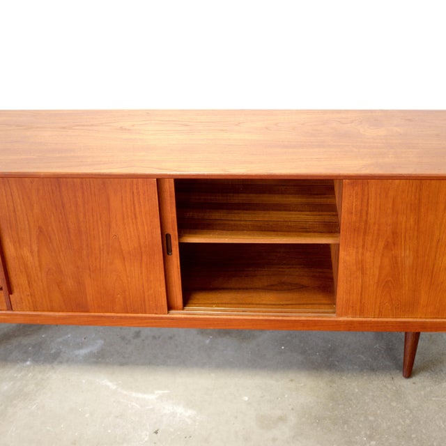 1950s Danish Teak Sideboard For Sale - Image 16 of 17