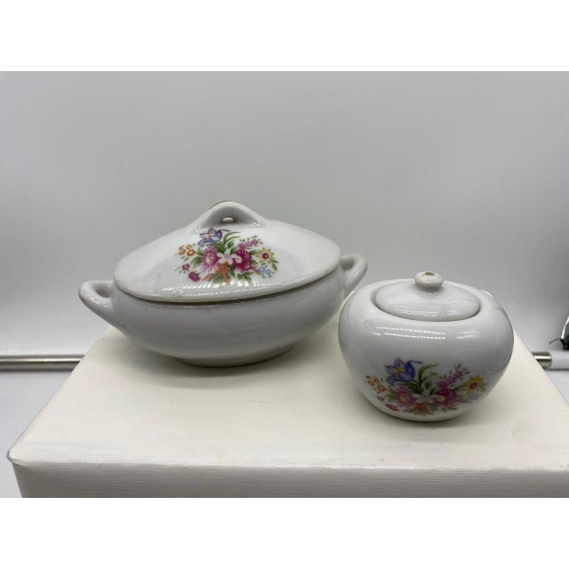 Vintage Childs Tea Sets, Bavarian With Gold Rim and Fao Schwarz -31 Pieces For Sale - Image 11 of 13