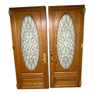 20th Century Wood French Doors For Sale