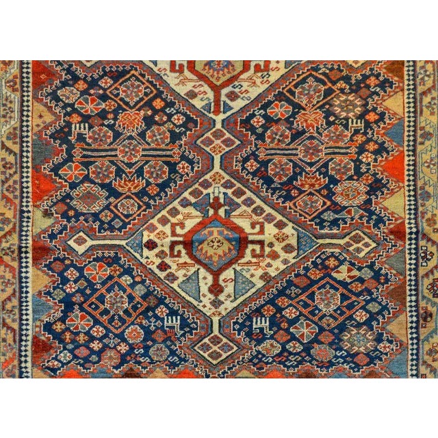 Early 20th Century Ghashgaei Rug For Sale - Image 4 of 11
