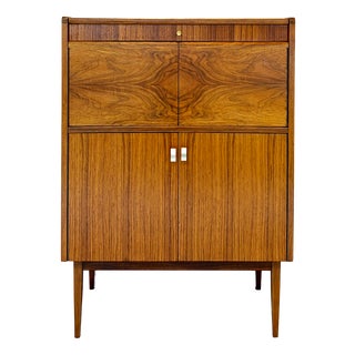 Metamorphic Walnut Cocktail Cabinet from Cox & Cox Ltd., 1950s For Sale