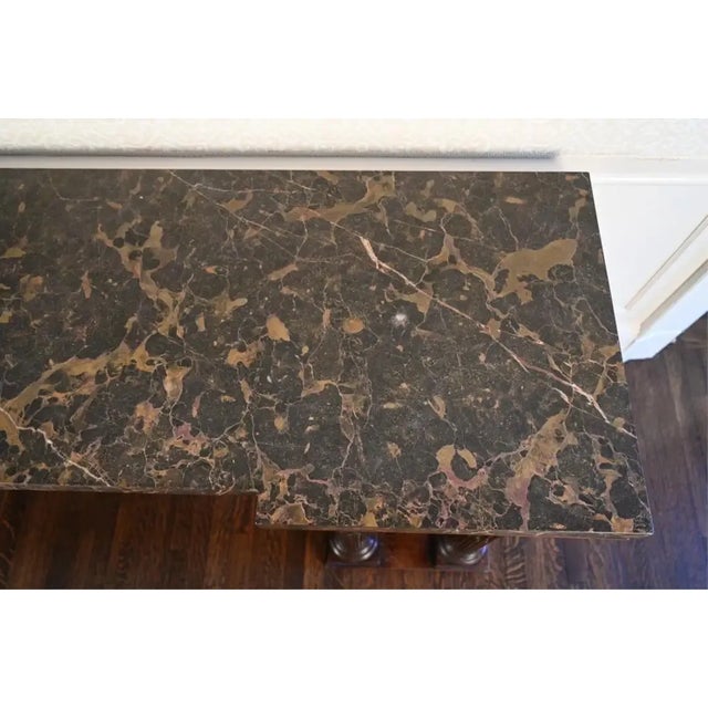 Wood 19th Century English Regency Rosewood Serving Table Console For Sale - Image 7 of 8