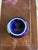 Mid-Century Modern Vintage Cobalt Blue German Porcelain Vase With 22k Gold Embellishments (Circa 1960’s) For Sale - Image 3 of 3